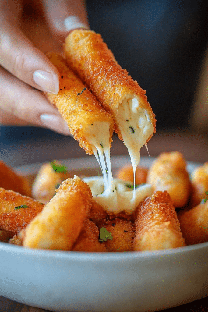 Crispy Mozzarella Sticks