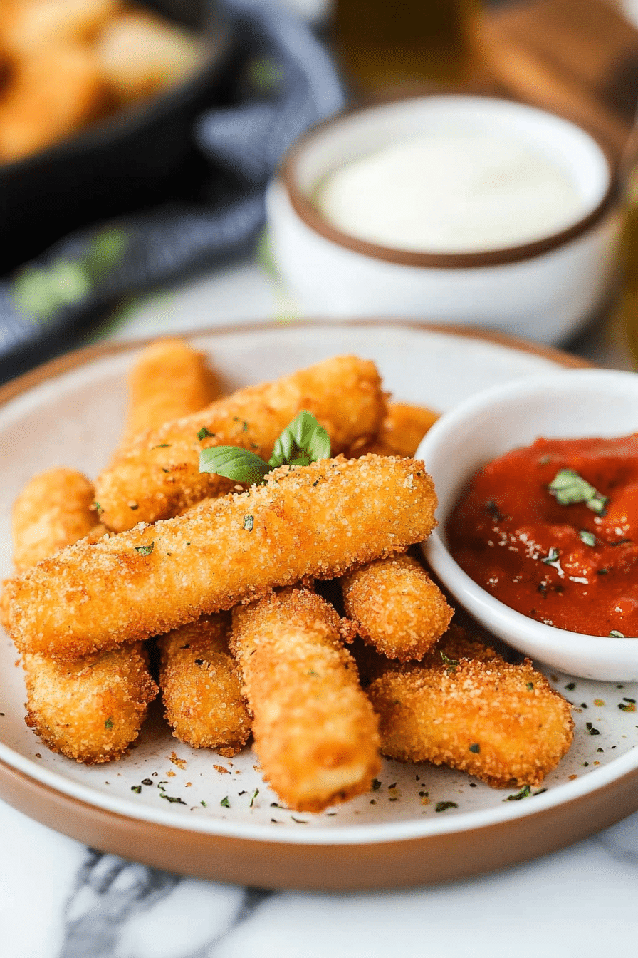 Crispy Mozzarella Sticks