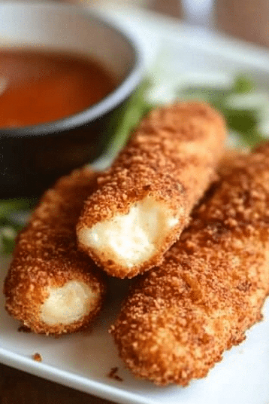 Crispy Mozzarella Sticks