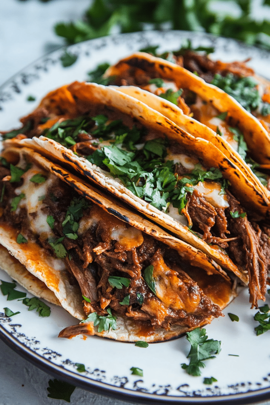 Crock Pot Birria Tacos