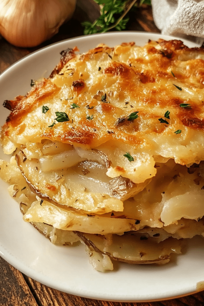 French Onion Potato Bake