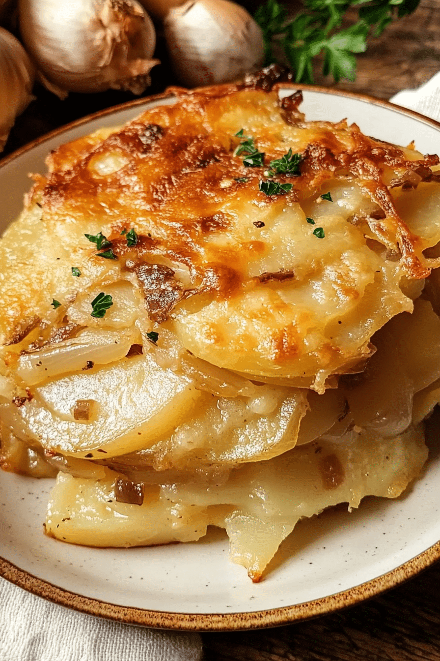 French Onion Potato Bake