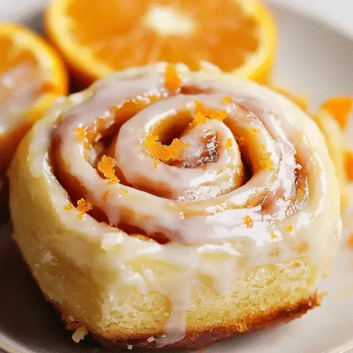 GLAZED ORANGE SWEET ROLLS