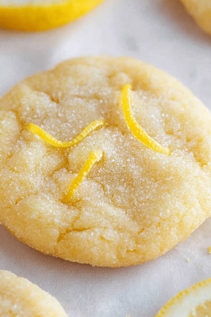 Lemon Sugar Cookies