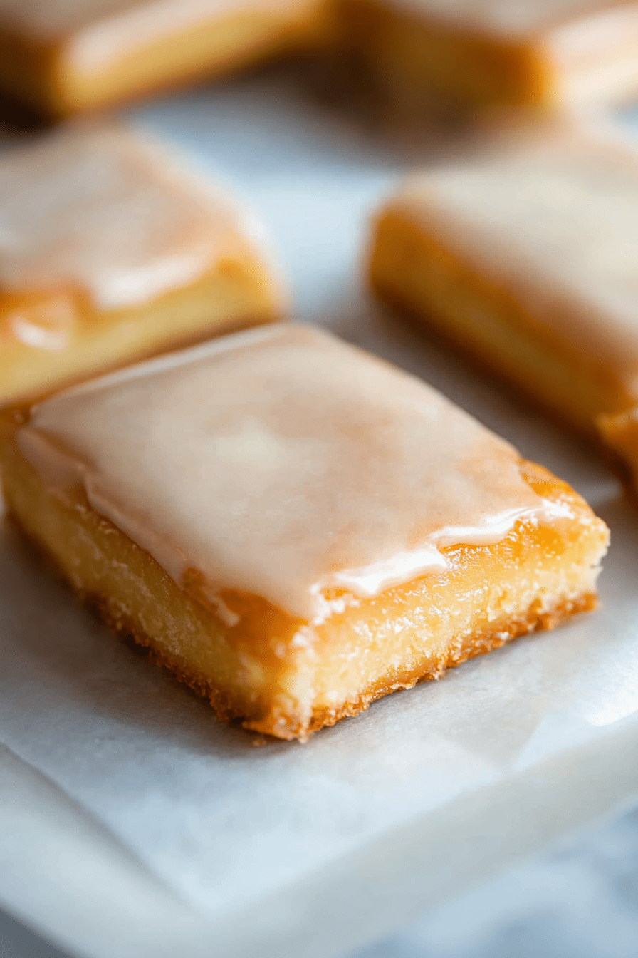 Maple Donut Bars