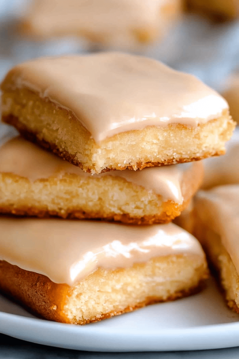 Maple Donut Bars