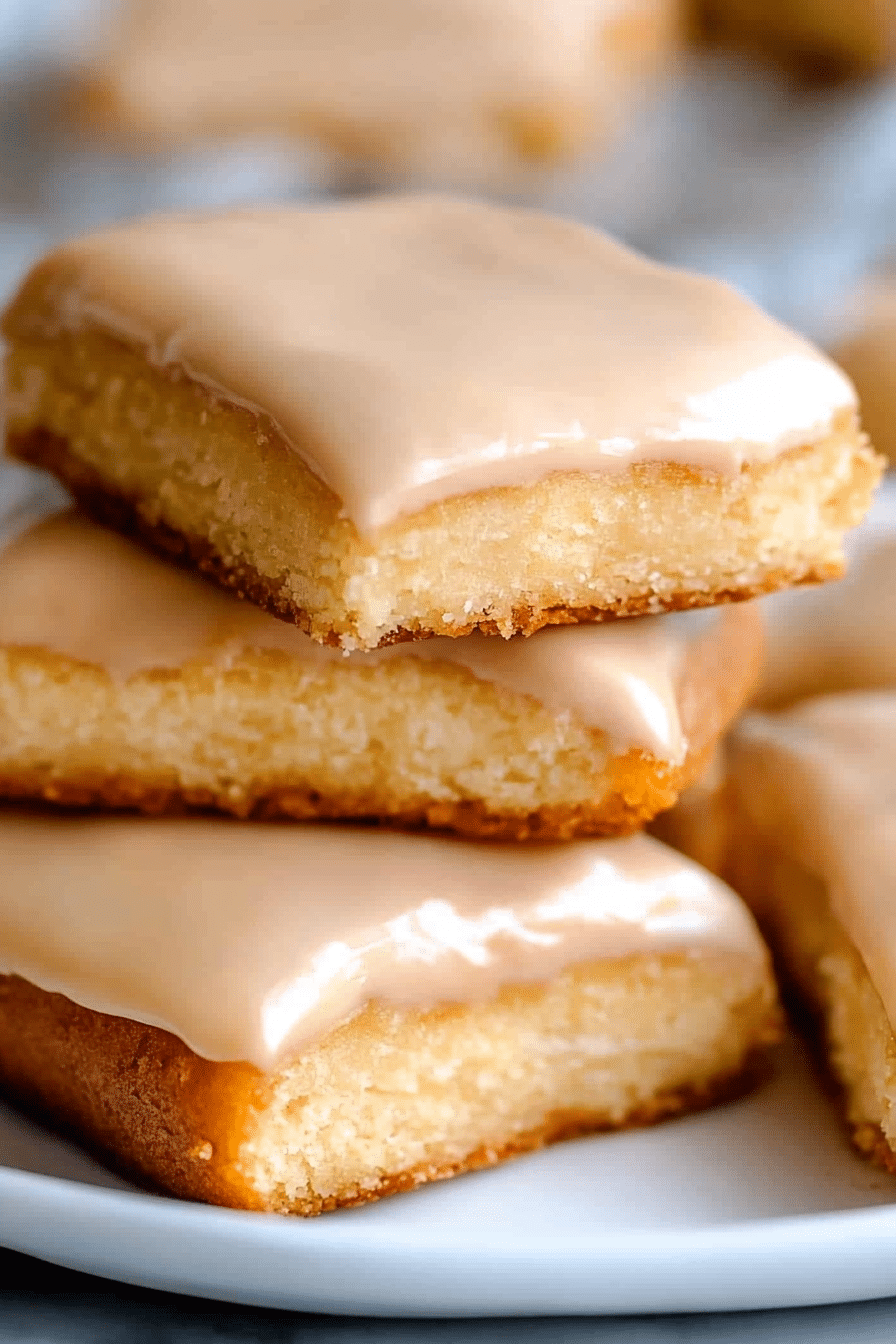 Maple Donut Bars