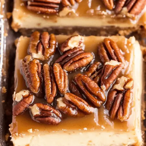 Pecan Pie Cheesecake Bars