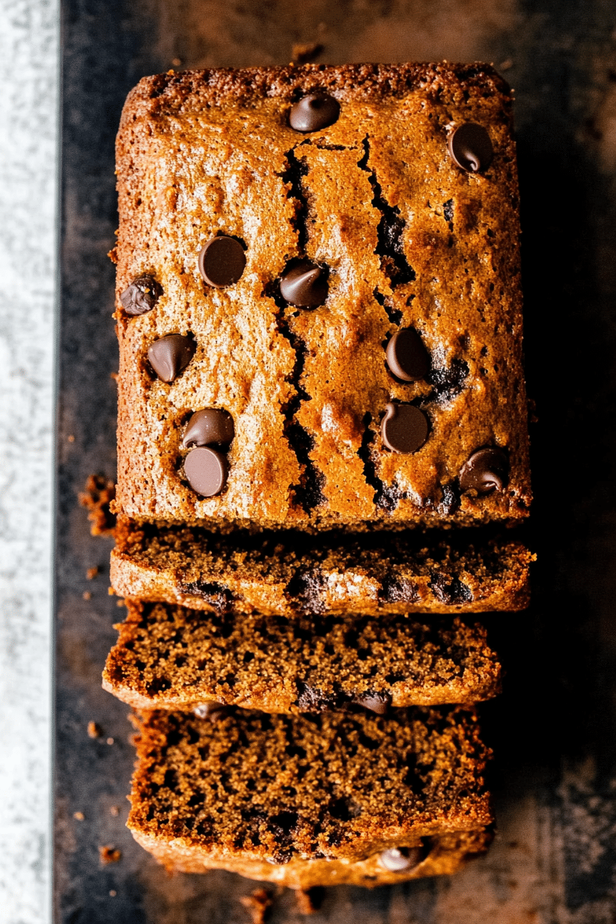 Pumpkin Chocolate Chip Bread