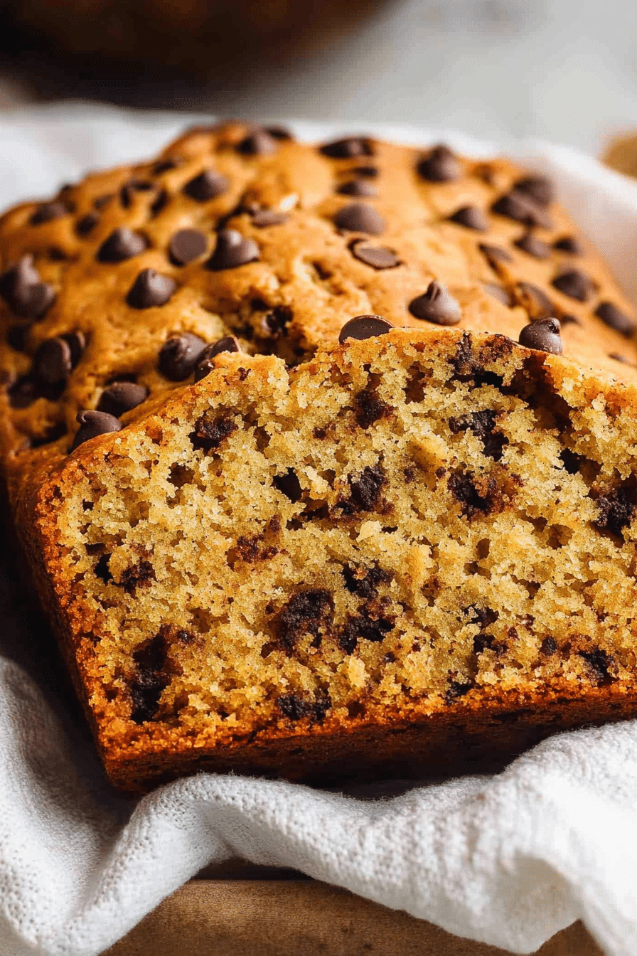 Pumpkin Chocolate Chip Bread