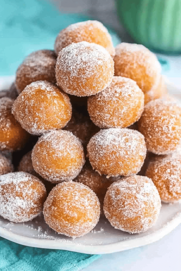 Pumpkin Donut Holes