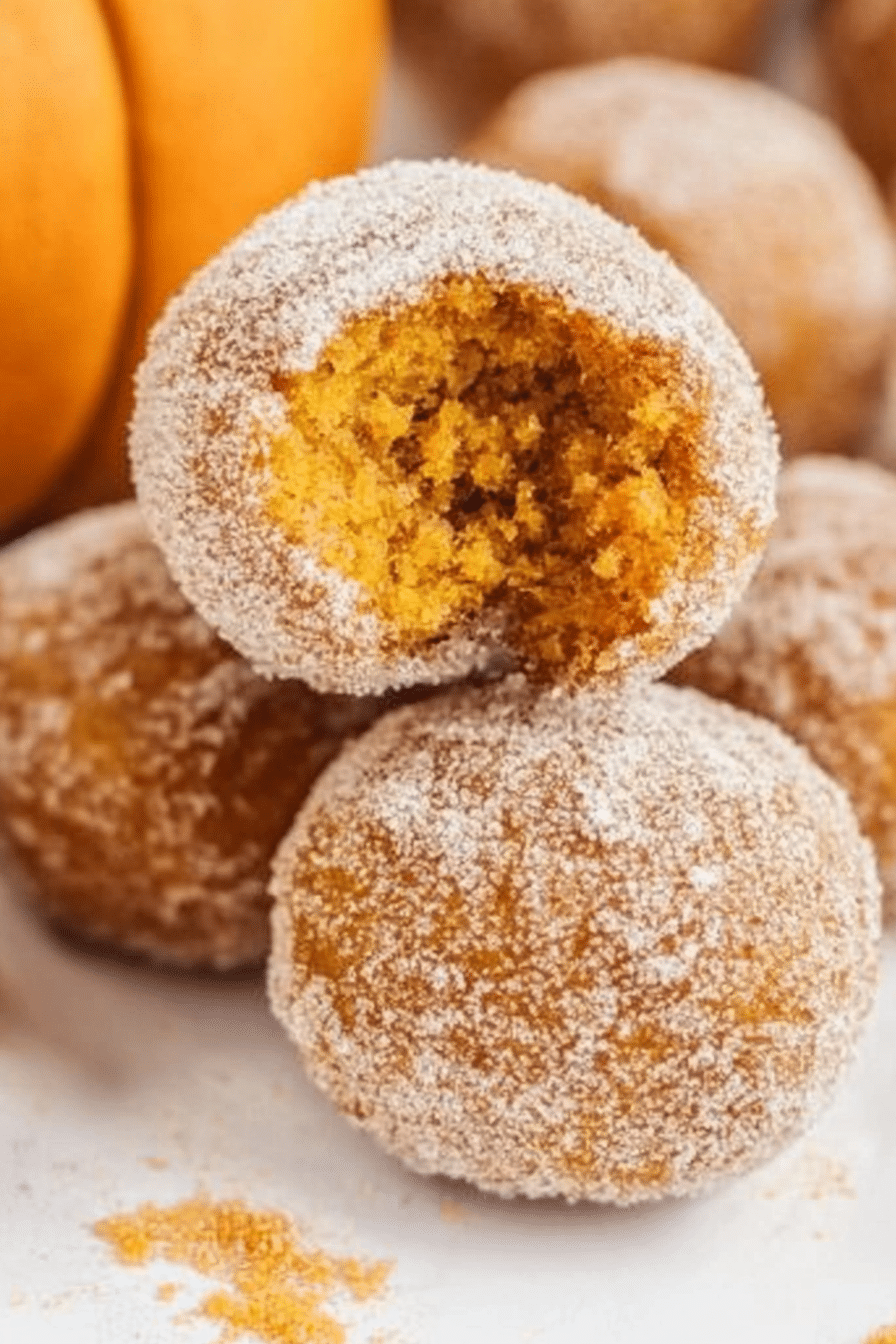 Pumpkin Donut Holes