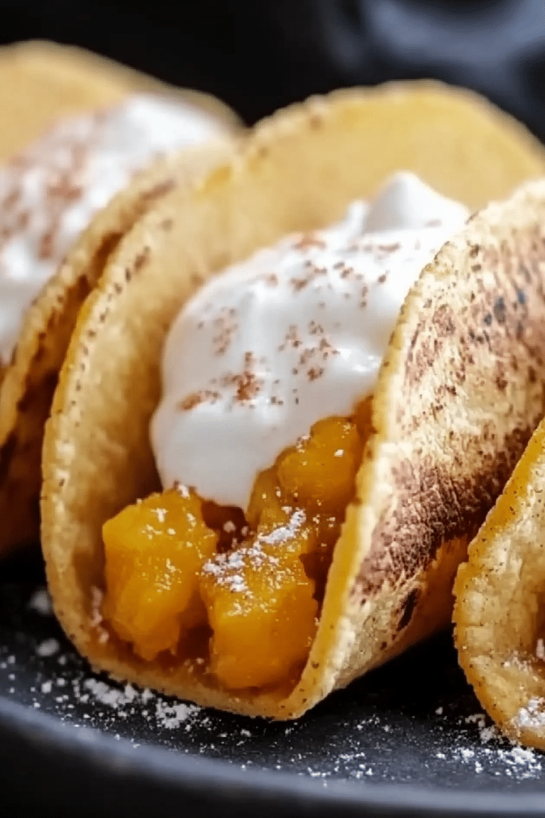 Pumpkin Pie Tacos