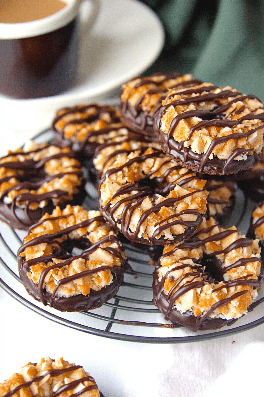 Easy Homemade Samoas Cookies