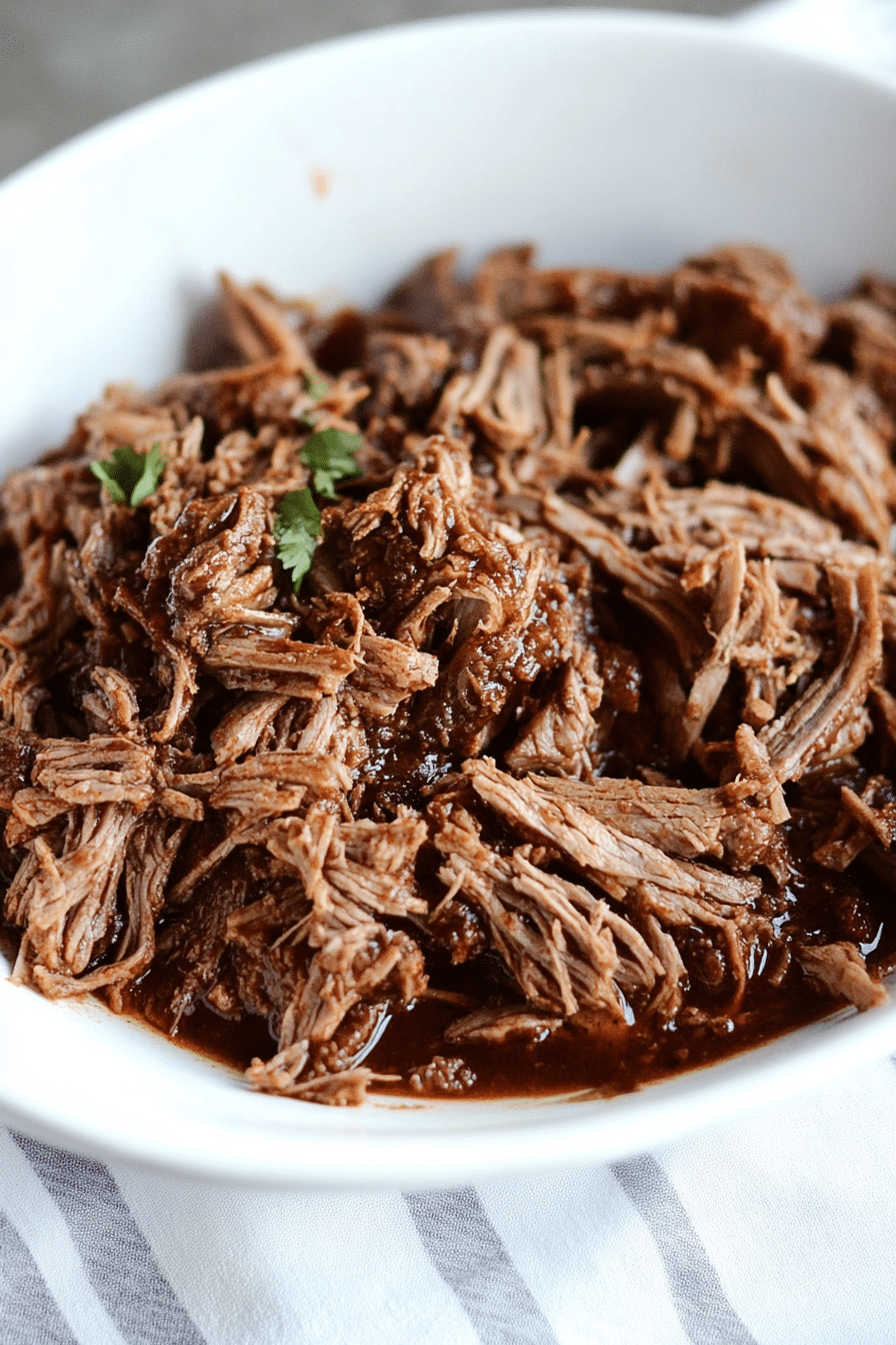 Slow Cooker Mexican Shredded Beef 