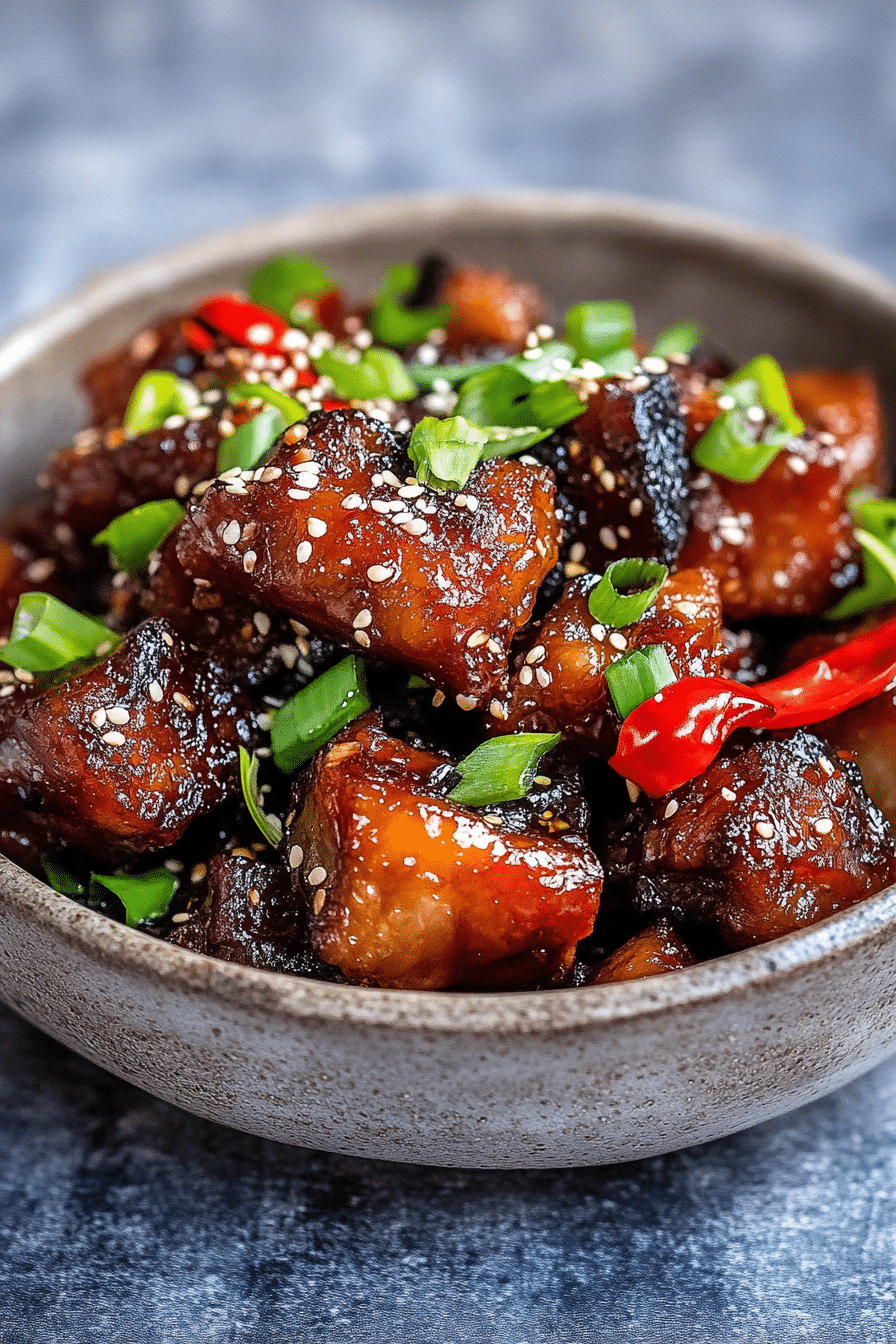 Sticky Chinese Pork Belly