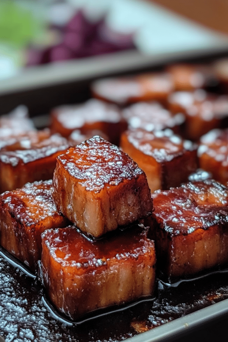 Sticky Chinese Pork Belly