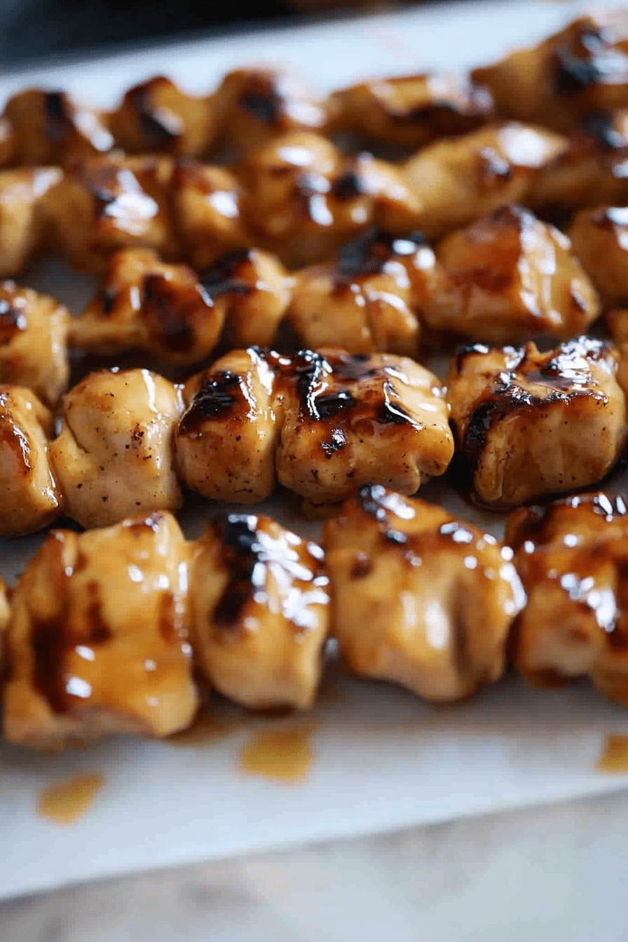 Teriyaki Chicken Skewers