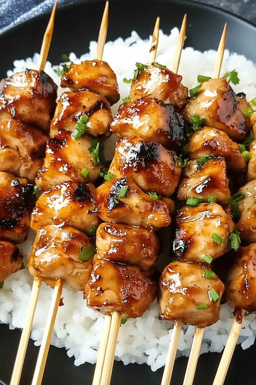 Teriyaki Chicken Skewers