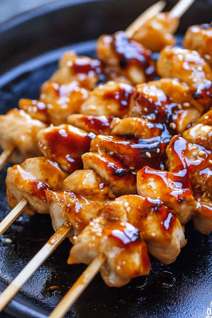 Teriyaki Chicken Skewers