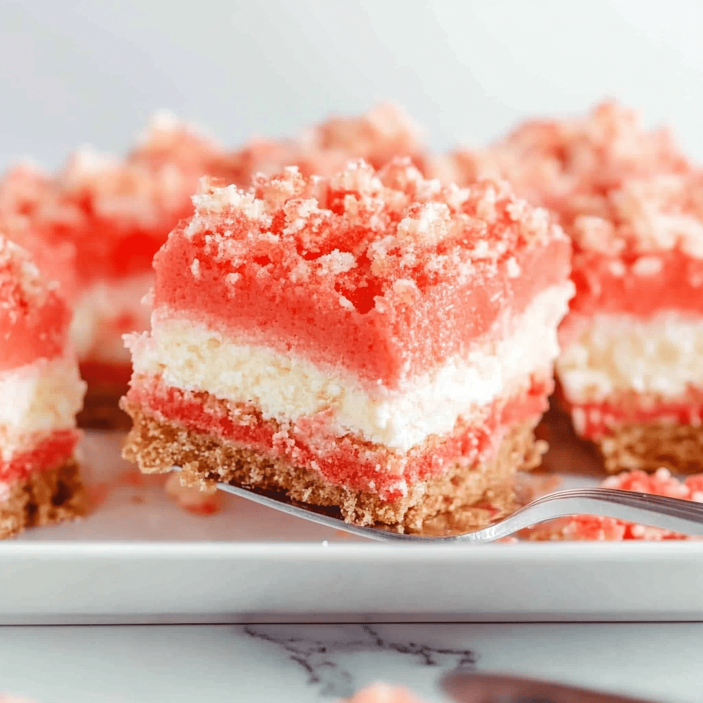 Strawberry Crunch Brownies