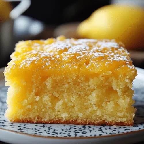 LEMON CAKE TO DIE FOR!