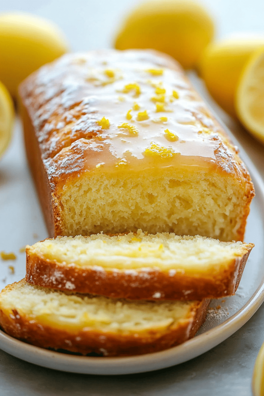 BREAD WITH LEMON GLAZE