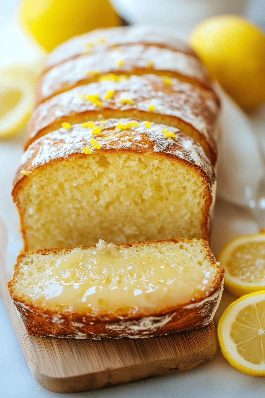 BREAD WITH LEMON GLAZE