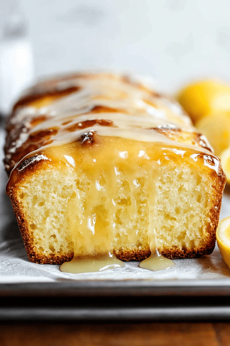 BREAD WITH LEMON GLAZE