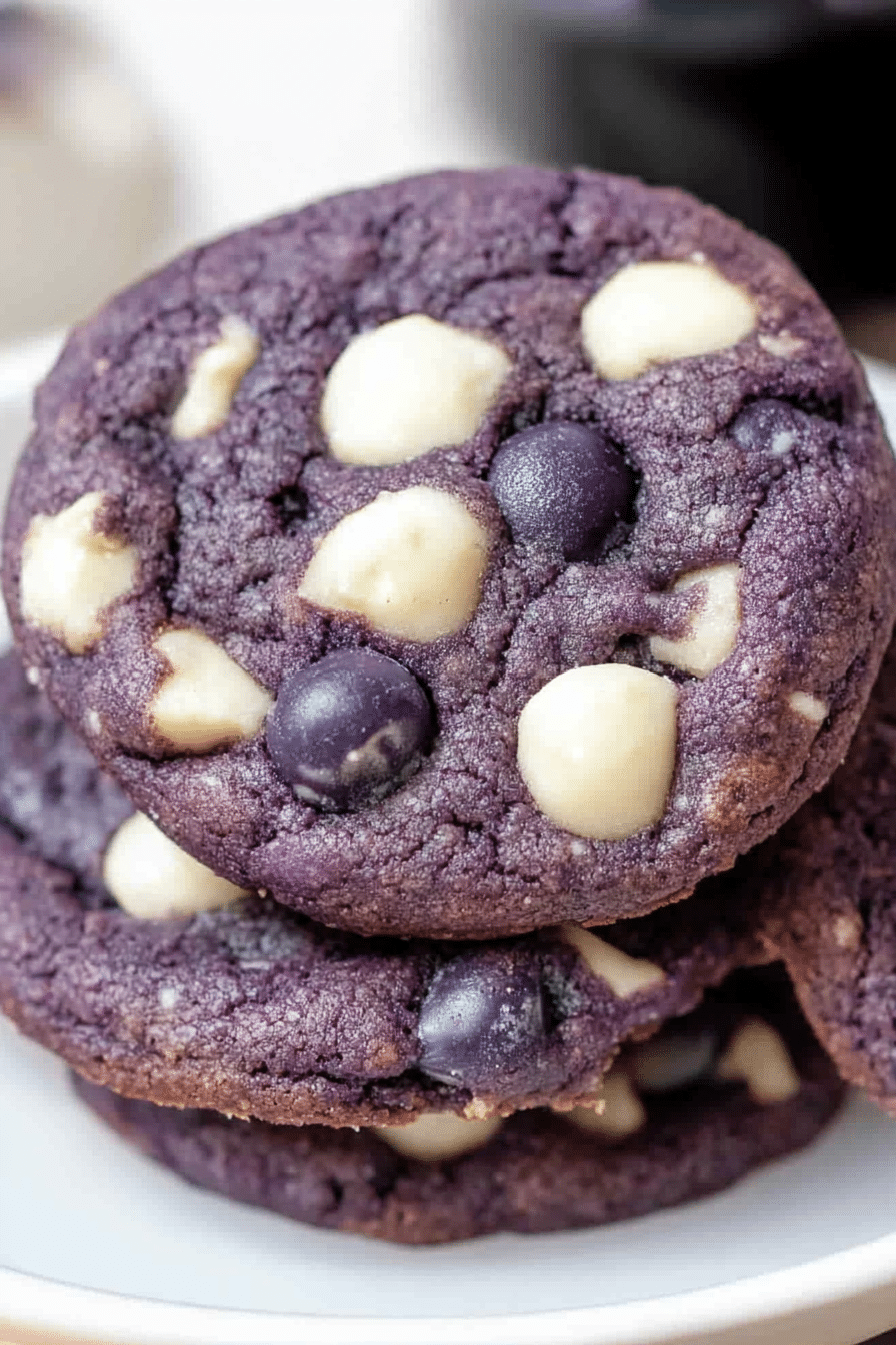 Blueberry White Chocolate Cookies