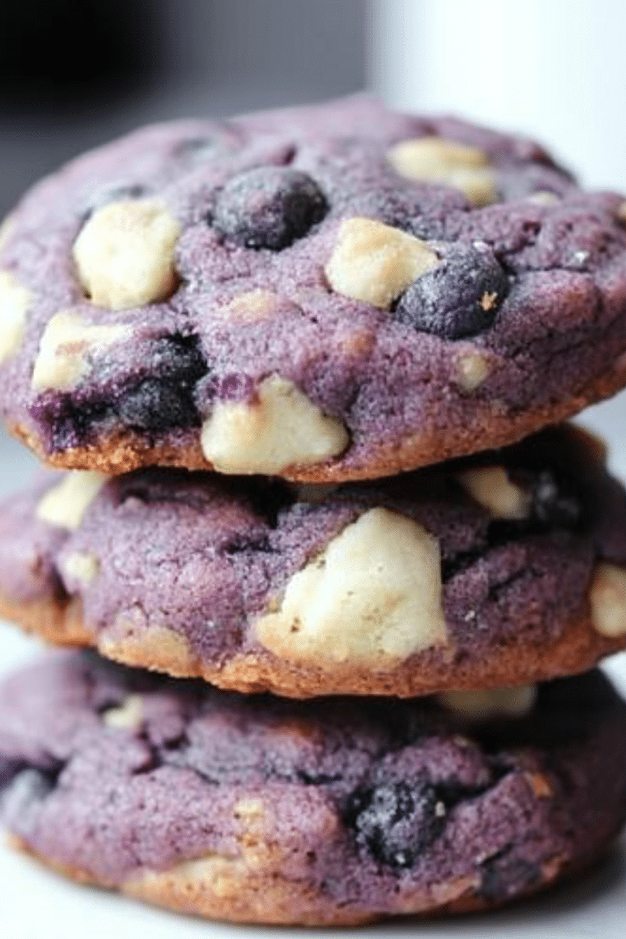 Blueberry White Chocolate Cookies