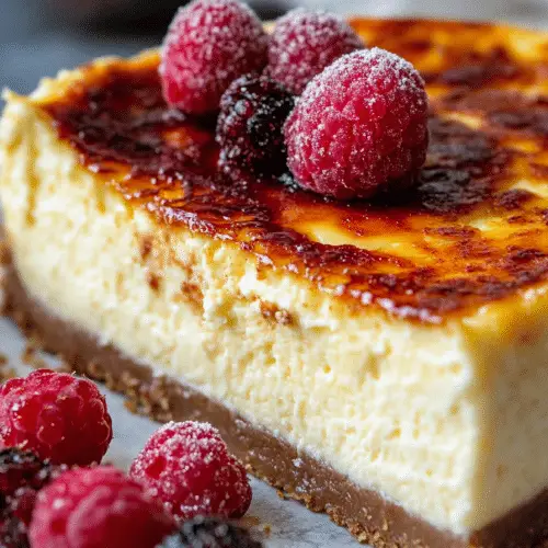 Brûléed Cheesecake