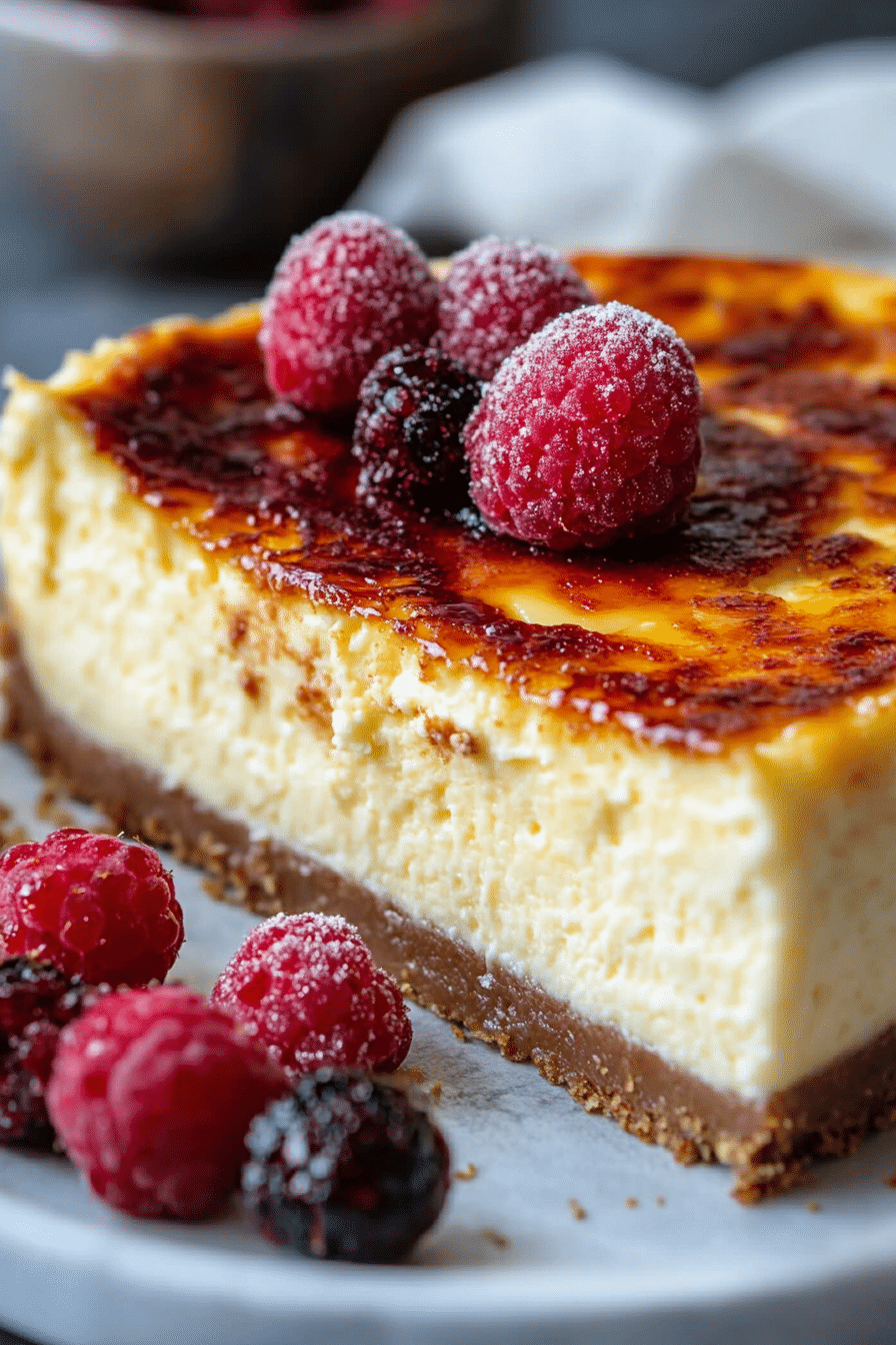 Brûléed Cheesecake