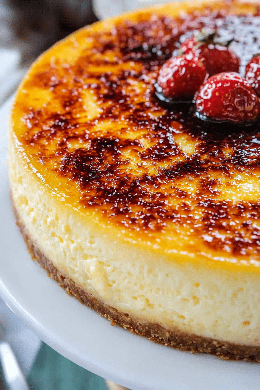 Brûléed Cheesecake