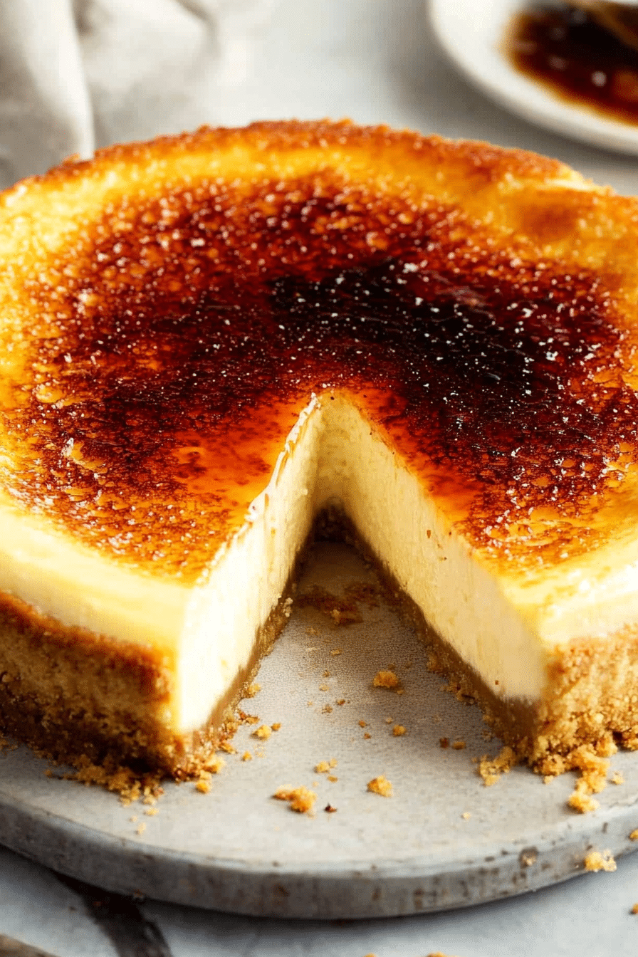 Brûléed Cheesecake