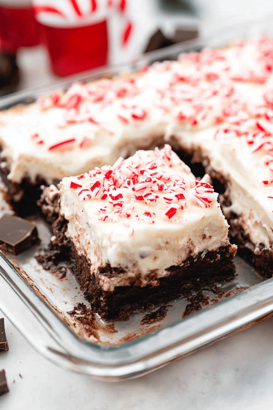 Chocolate Peppermint Lasagna