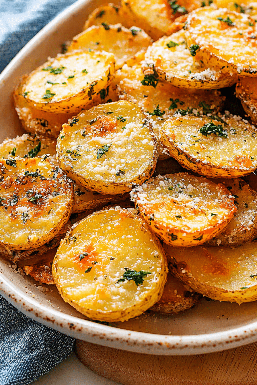 Crispy Crunchy Parmesan Potatoes