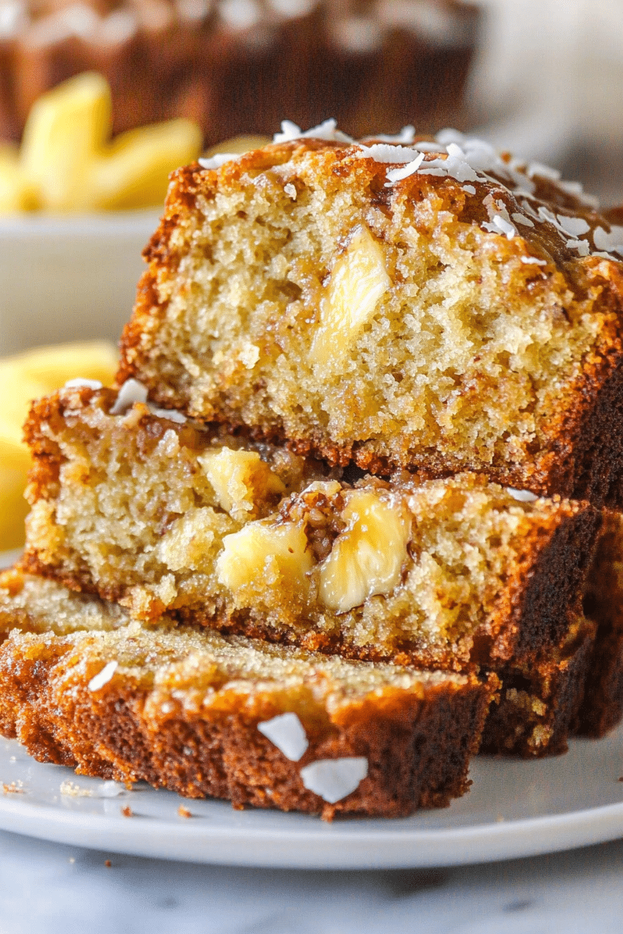 Hawaiian Banana Bread