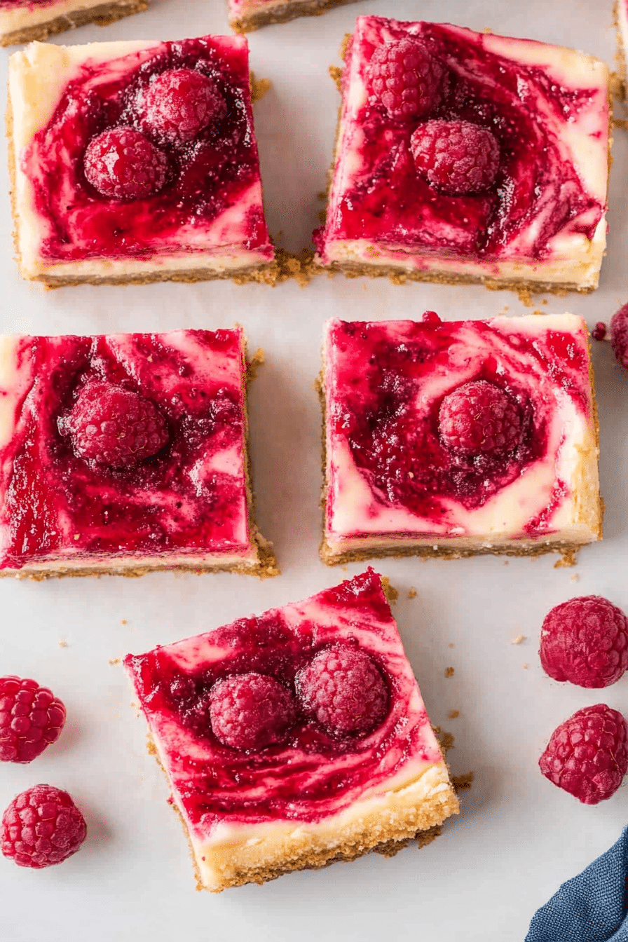 Raspberry Cheesecake Bars