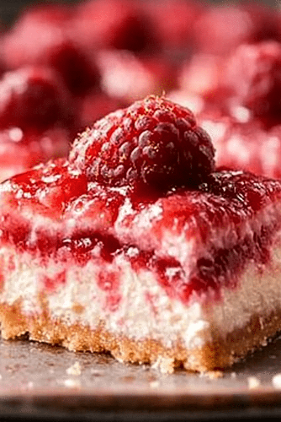 Raspberry Cheesecake Bars