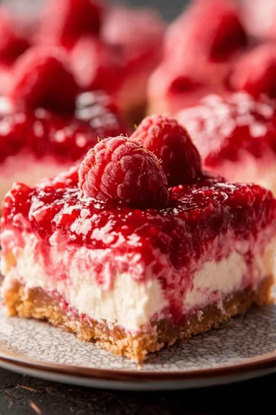 Raspberry Cheesecake Bars