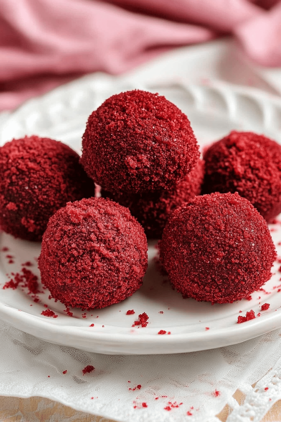 Red Velvet Cheesecake Bites