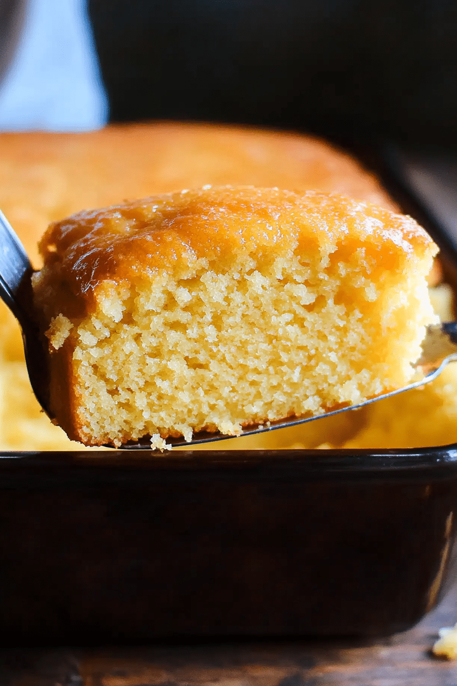 SWEET CORNBREAD CAKE