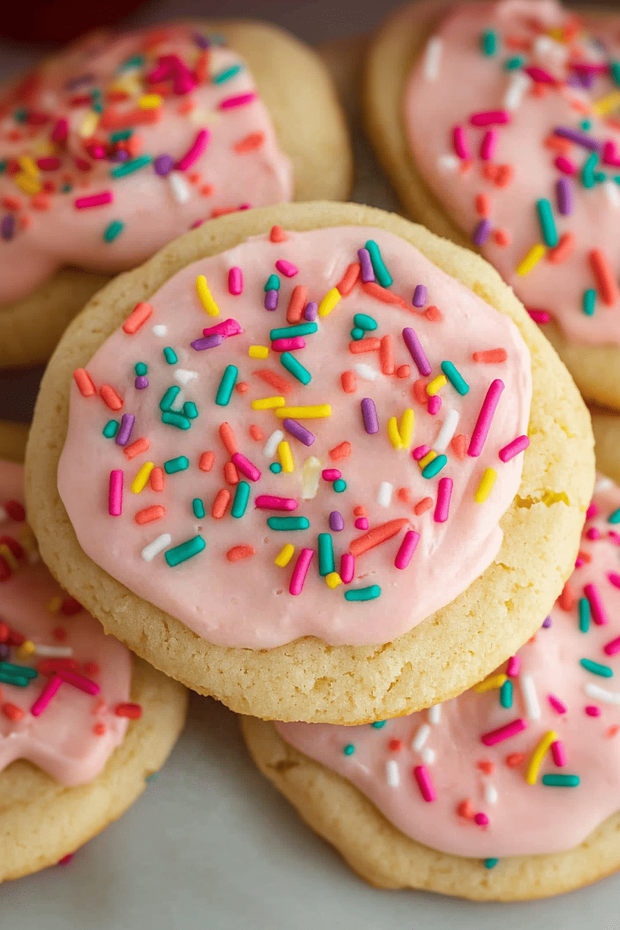 Soft Frosted Sugar Cookies