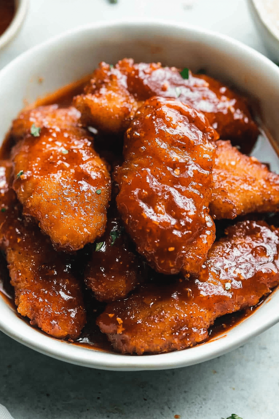 Sticky Chicken Tenders