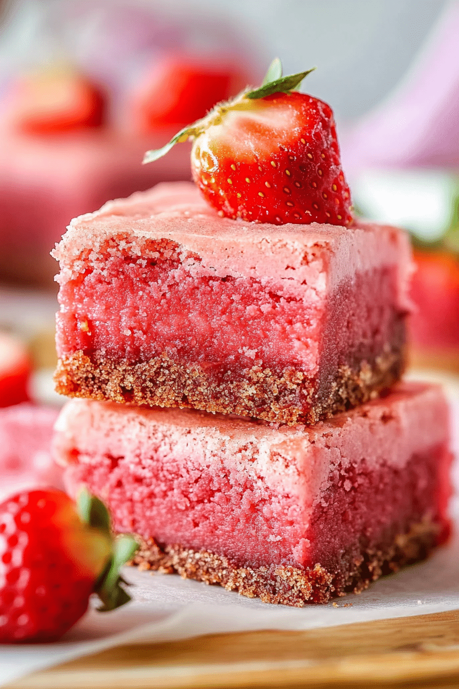 Strawberry Brownies