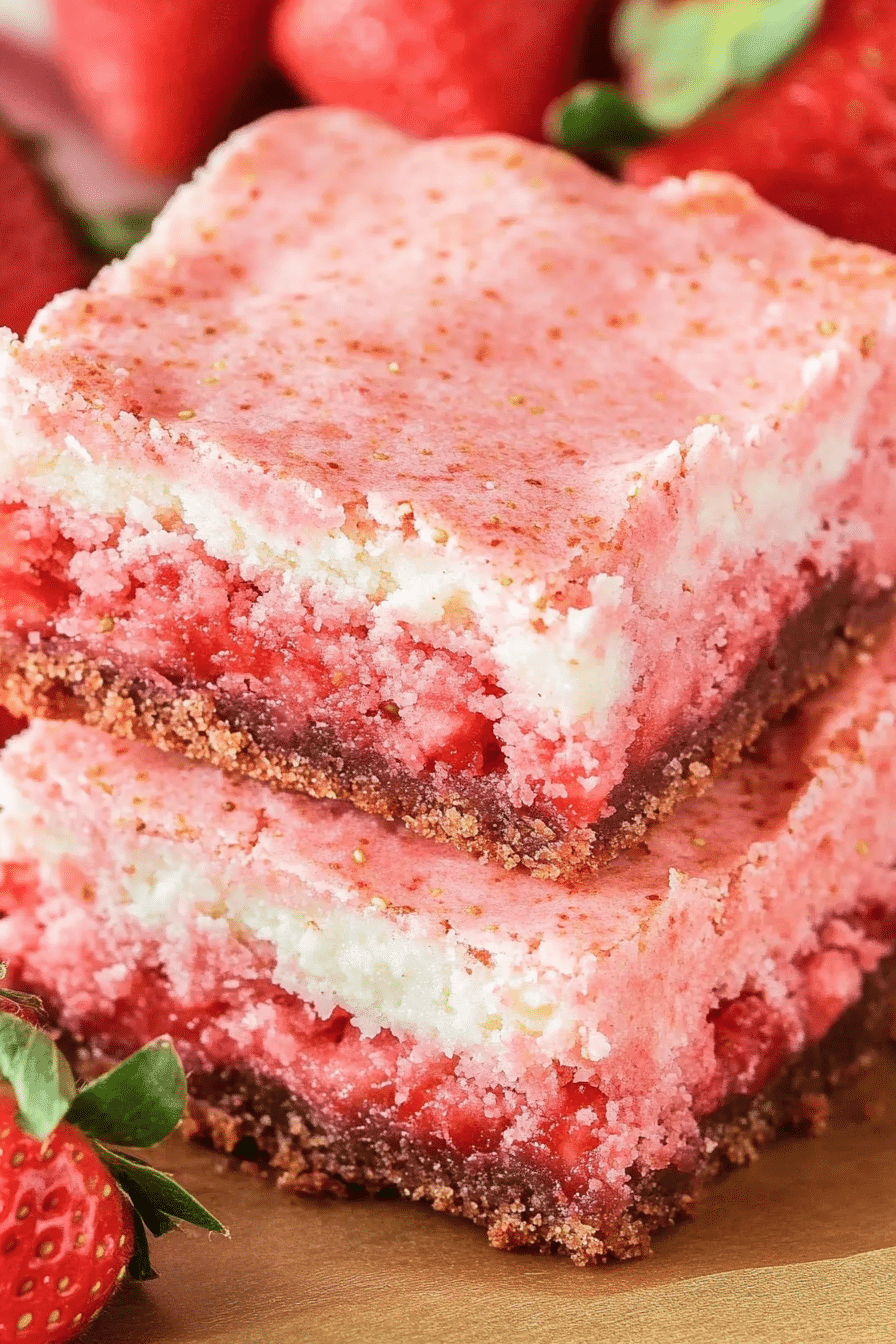 Strawberry Brownies