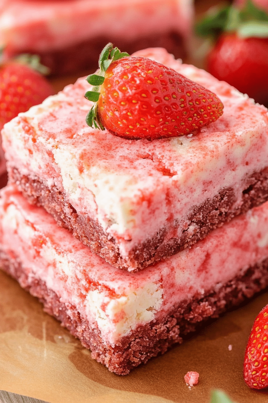 Strawberry Brownies