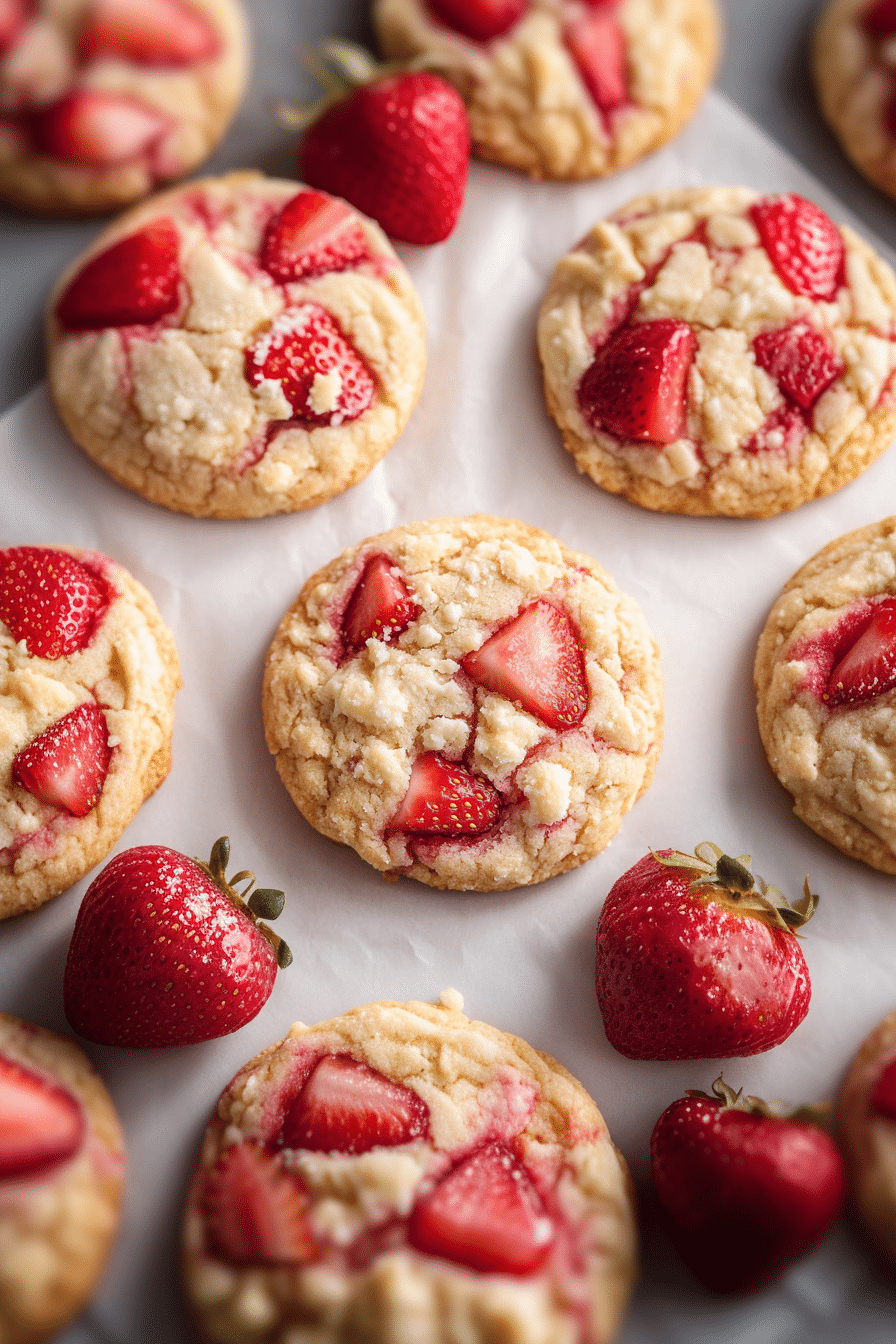 Strawberry Shortcake Cookies