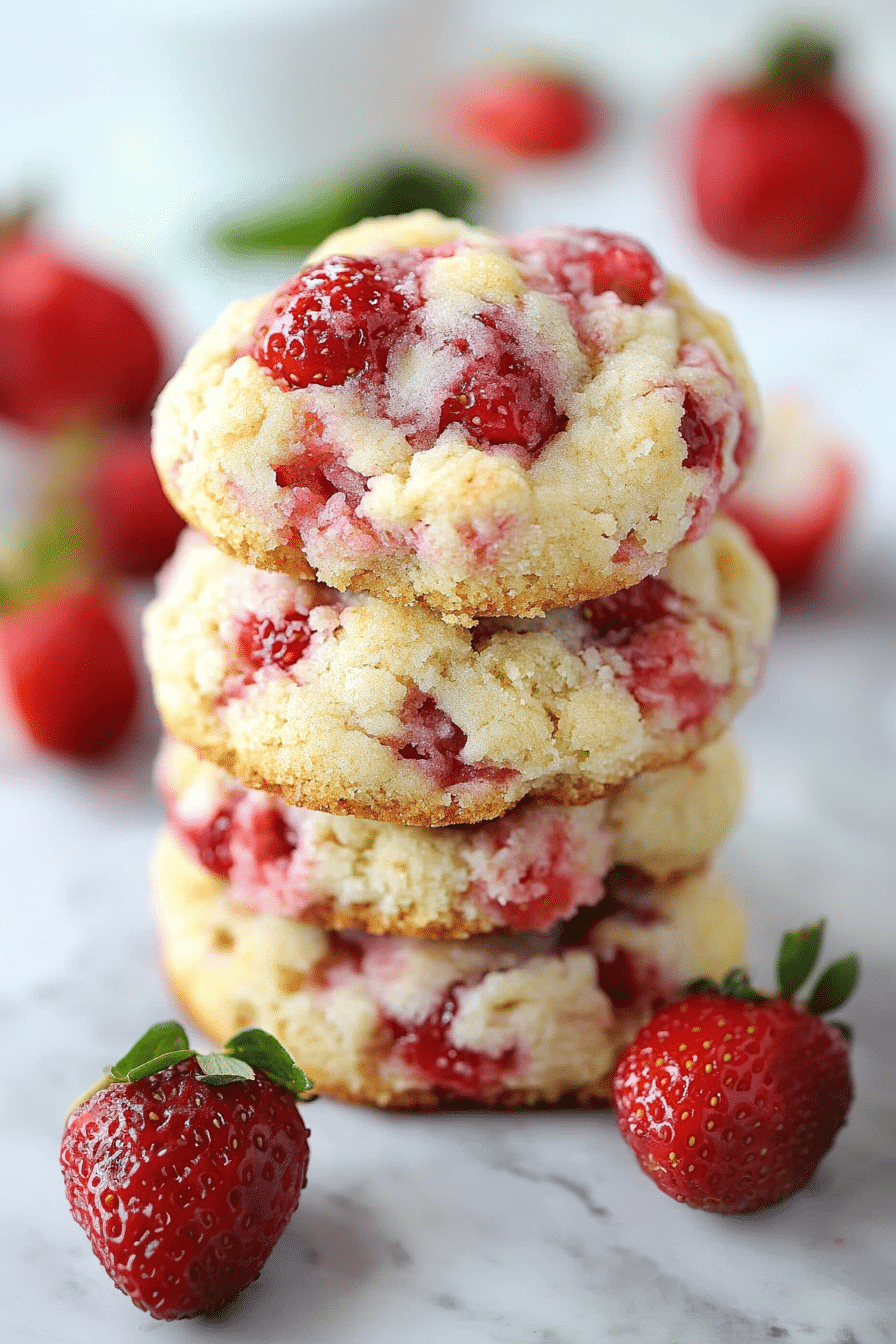 Strawberry Shortcake Cookies